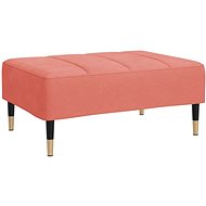 Shumee podnožka růžová 78×56×32 cm samet, 337816 - Taburet