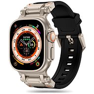 Tech-Protect Delta Pro for Apple Watch 42/44/45/49mm, black / titanium - Watch Strap