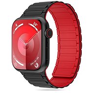 Tech-Protect Iconband Magnetic for Apple Watch 42/44/45/49mm, black/red - Watch Strap