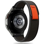 Tech-Protect Nylon for Garmin Fenix 5 / 6 / 6 Pro / 7, black/orange - Watch Strap
