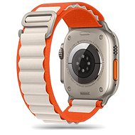 Tech-Protect Nylon for Apple Watch 42/44/45/49mm, orange / mousy - Watch Strap