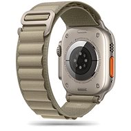 Tech-Protect Nylon for Apple Watch 42/44/45/49mm titanium / olive - Watch Strap