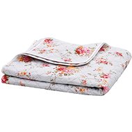 Quilt multicolour 220 x 240 cm quilted ultrasonic textile - Duvet 