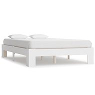 Bed frame white solid pine 140 x 200 cm - Bed