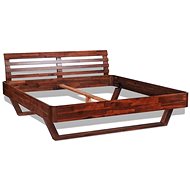 Bed Frame Solid Acacia Wood 180 x 200cm - Bed Frame