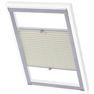 Pleated roller blind cream 104 - Roller Blind