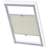 Pleated roller blind cream U08/808 - Roller Blind
