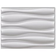 3D tiling panels with waves, 0.625 m x 0.8 m, 12 panels, 6 m2 - Wallpaper