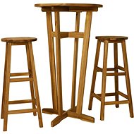 3-piece bar set solid acacia wood - Bar Set