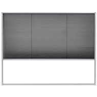 Pleated window insect screen, aluminium, 130x100 cm - Insect Screen