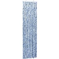 Insect curtain blue, white and silver 56 x 185 cm Chenille - Insect Screen