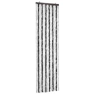 White and grey insect curtain 56 x 185 cm Chenille - Insect Screen