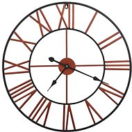 Wall clock metal 58 cm red - Wall Clock