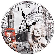 Vintage wall clock 30 cm Marilyn Monroe - Wall Clock