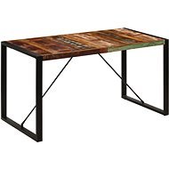 Jedálenský stôl 140 x 70 x 75 cm masívne recyklované drevo - Jedálenský stôl