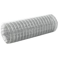 Hen house mesh galvanized steel 10 x 0,5 m silver - Breeding Wire Mesh