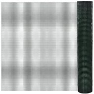 PVC galvanized mesh for chicken coop 10 x 1 m green - Breeding Wire Mesh