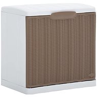 Botník taupe 40 x 30 x 40 cm - Botník