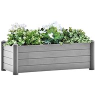 Vyvýšený záhon PP kamenný šedý 100 x 43 x 35 cm - Vyvýšený záhon