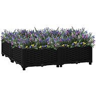 Vyvýšený záhon 80 x 80 x 23 cm polypropylen - Vyvýšený záhon