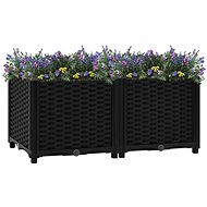 Vyvýšený záhon 80 x 40 x 38 cm polypropylen - Vyvýšený záhon