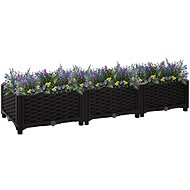 Vyvýšený záhon 120 x 40 x 23 cm polypropylen - Vyvýšený záhon