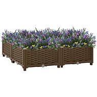 Vyvýšený záhon 80 x 80 x 23 cm polypropylen - Vyvýšený záhon
