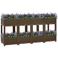 Vyvýšený záhon 160 x 40 x 71 cm polypropylen - Vyvýšený záhon
