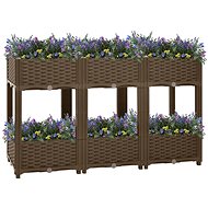 Vyvýšený záhon 120 x 40 x 71 cm polypropylen - Vyvýšený záhon