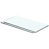 Shelf plates 2 pcs glass clear 40 x 15 cm - Shelf