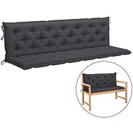 Cushion for hanging rocking chair anthracite 200 cm textile - Pillow Seat