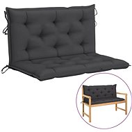 Cushion for hanging rocking chair anthracite 100 cm textile - Pillow Seat