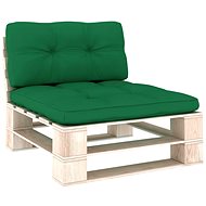 Sofa cushions from pallets 2 pcs green - Pillow Seat