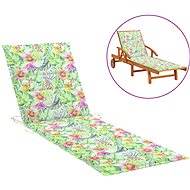 Garden cushion with leaf pattern 200x70x4 cm textile - Pillow Seat