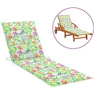 Garden cushion with leaf pattern 200x60x4 cm textile - Pillow Seat