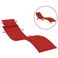 Garden cushion red 186 x 58 x 4 cm - Pillow Seat