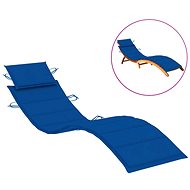 Cushion for garden lounger royal blue 186 x 58 x 4 cm - Pillow Seat