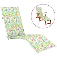 Cushion for reclining chair leaf pattern (75+105) x 50 x 4 cm - Pillow Seat