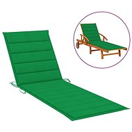 Garden cushion green 200 x 50 x 4 cm textile - Pillow Seat