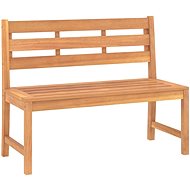 SHUMEE Lavice zahradní s pergolou, teak  114cm - Zahradní lavice