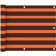 Balcony screen orange-brown 75×500 cm oxford fabric 134926 - Screen