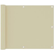 Balcony screen cream 75×500 cm oxford fabric 134950 - Screen