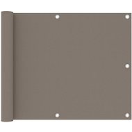 Balcony screen taupe 75×400 cm oxford fabric 134985 - Screen