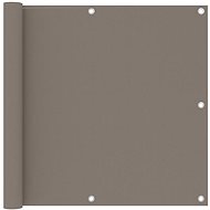 Balcony screen taupe 90×300 cm oxford fabric 134988 - Screen