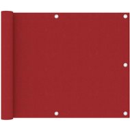 Balcony screen red 75×300 cm oxford fabric 135032 - Screen