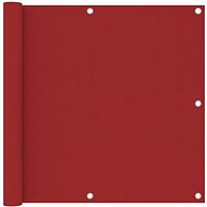 Balcony screen red 90×600 cm oxford fabric 135039 - Screen