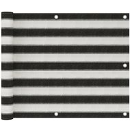 Balcony screen HDPE 75×500 cm anthracite-white 310850 - Screen