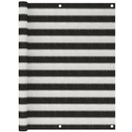 HDPE balcony screen 120×400 cm anthracite-white 310857 - Screen