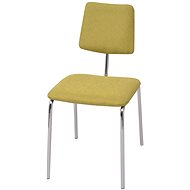 Jídelní židle 4 ks zelené textil - Jídelní židle