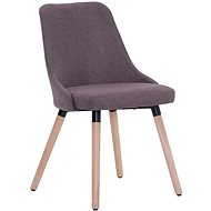 Jídelní židle 6 ks taupe textil - Jídelní židle